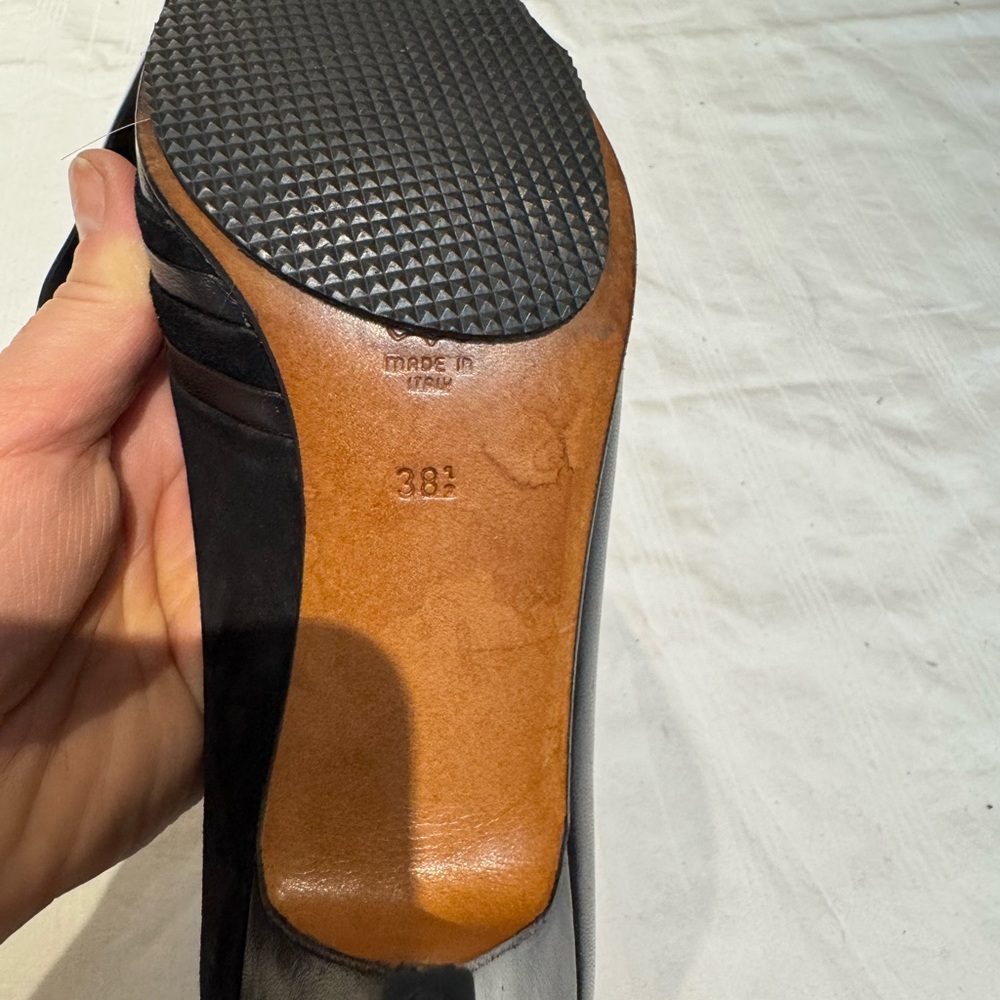 Vintage all leather kitten heels - Picture 8 of 10